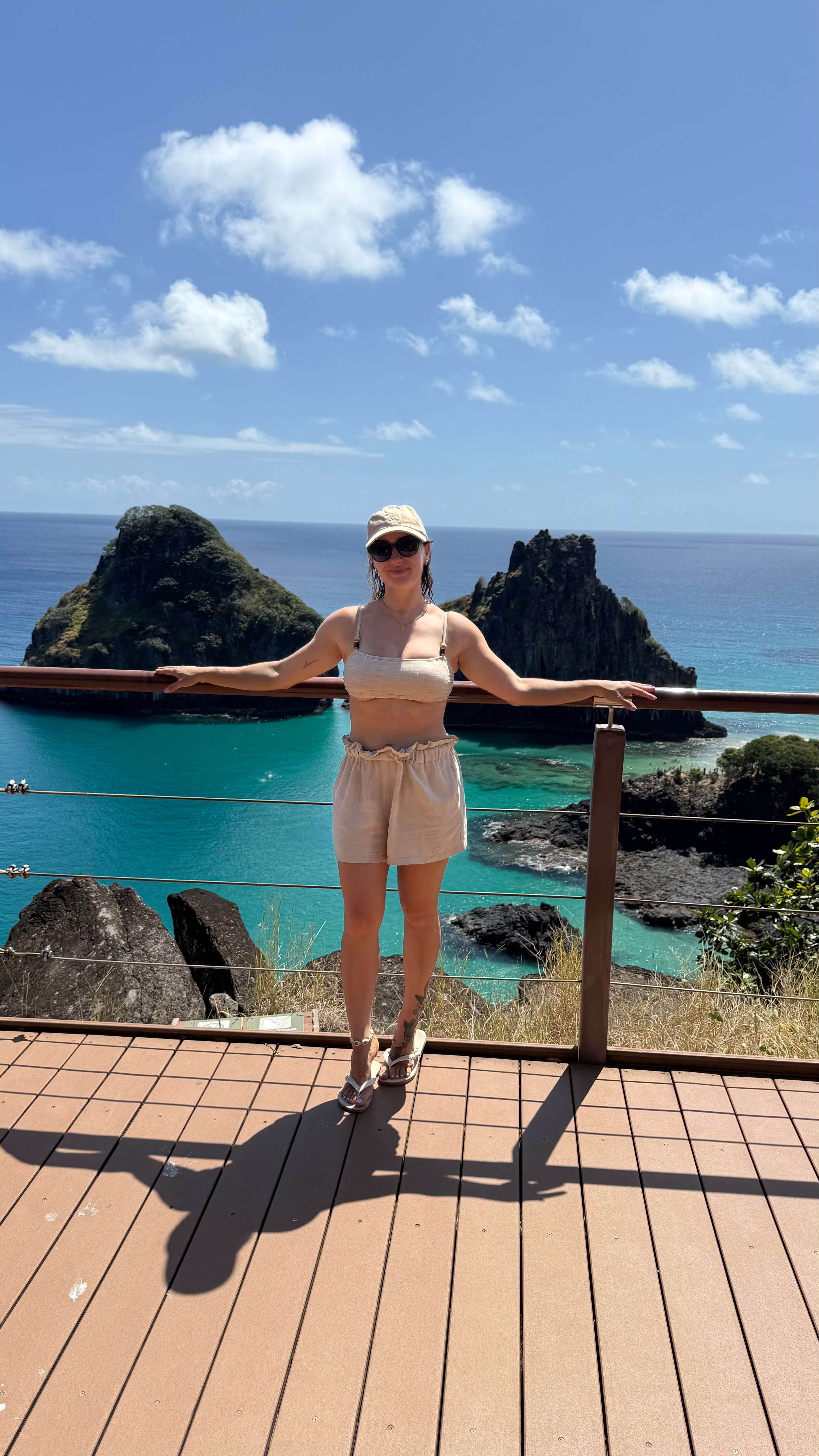 Kamila Vieira em Fernando de Noronha